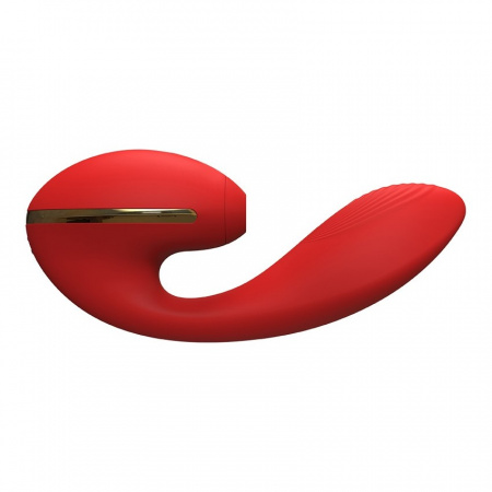 Tina Kistoy - 2в1 - вибратор с нагревом + вакуумный стимулятор