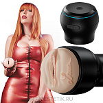 Набор Power Blow (интерактивная насадка) + мастурбатор KIIROO Feel - Lauren Phillips