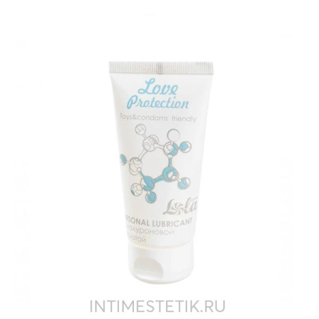 Смазка LOVE PROTECTION с гиалуроновой кислотой и пантенолом, 50 мл