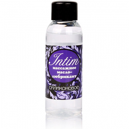 Масло-лубрикант Intim Silicon массажное (2 в 1)  50 мл