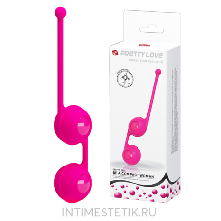 PrettyLove Kegel Tighten Up III - вагинальные шарики со смещенным центром тяжести