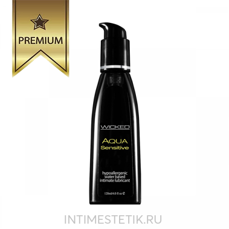 Лубрикант для чувствительной кожи Wicked Aqua Sensitive, 120 мл