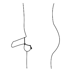 Эрекционное кольцо (лассо) Nexus Forge Double с двойным подхватом