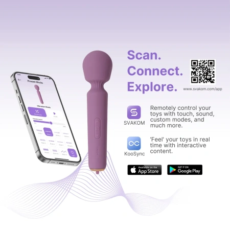 Массажер-Wand SVAKOM Mini Emma Neo