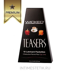 Набор вкусовых смазок Wicked в саше (10 шт. х 3 мл)