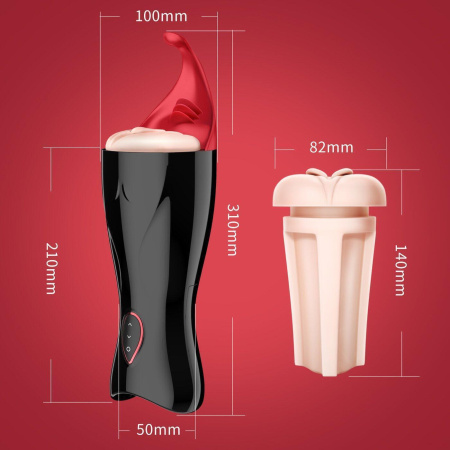 Erocome Taurus - мастурбатор с эффектом минета и вибрацией