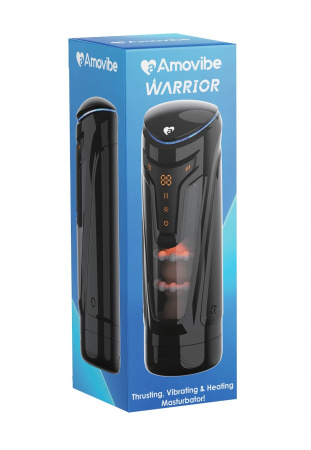 Warrior Amovibe - автоматический мастурбатор 2в1 с нагревом