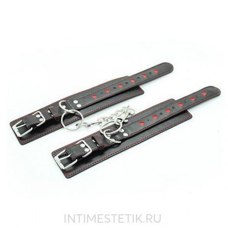 Наручники декорированные сердцами Джага-Джага Наручники декорированные сердцами Джага-Джага