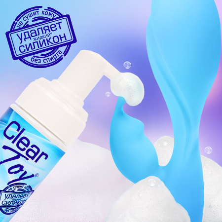 Мусс (пенка) очищающий для интимных товаров CLEAR TOY, 150 мл Мусс (пенка) очищающий для интимных товаров CLEAR TOY, 150 мл