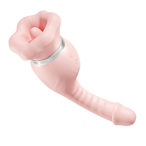 BeYourLover Seductive Blossom - вибратор с функцией всасывания и покусывания