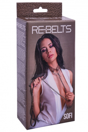 Поводок и чокер с кольцом Sofi Brown Rebelts Поводок и чокер с кольцом Sofi Brown Rebelts