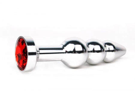 Тройная металлическая пробка с кристаллом