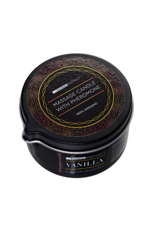 Массажная свеча-афродизиак для женщин NATURAL INSTINCT VANILLA, 70 мл