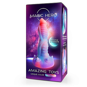 Фаллоимитатор Magic Hero с шипами (светится в темноте)
