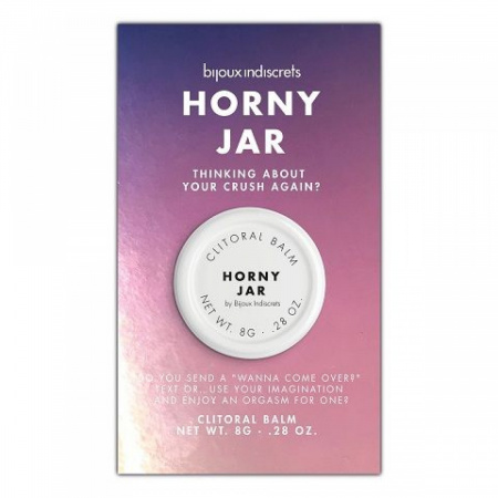 Бальзам возбуждающий HORNY JAR Bijoux Indiscrets с ароматом сандала, 8 г