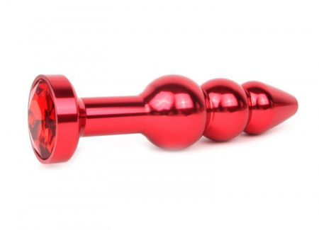 Тройная металлическая пробка с кристаллом