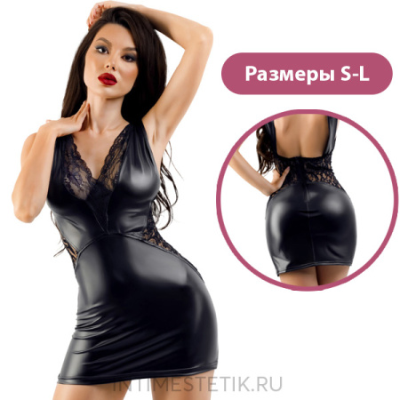 Платье GLOSSY CELESTINA из материала WETLOOK Платье GLOSSY CELESTINA из материала WETLOOK