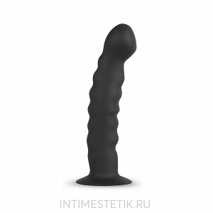Рельефный страпон ремневой Easytoys Silicone bended Рельефный страпон ремневой Easytoys Silicone bended