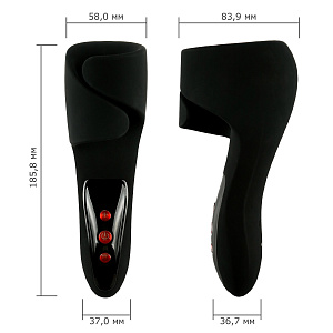 Вибромастурбатор с пульсацией Hot Planet Apollo