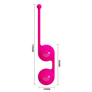PrettyLove Kegel Tighten Up III - вагинальные шарики со смещенным центром тяжести PrettyLove Kegel Tighten Up III - вагинальные шарики со смещенным центром тяжести