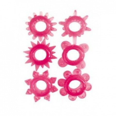 Набор эрекционных колец M.E.D. (6 шт.)