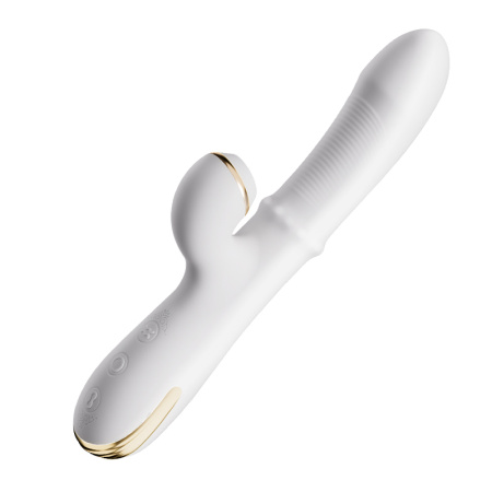 Erocome Pyxis - вибратор-кролик с вакуумным стимулятором и бусинами