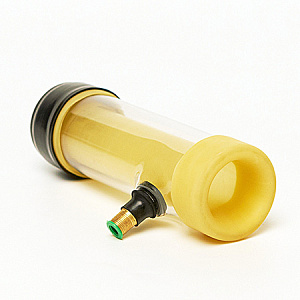 Колба массажер ХАМБЛ закрытая в сборе с крышкой и латексным рукавом