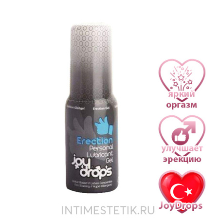 JoyDrops Erection - возбуждающий лубрикант для мужчин