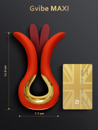 Gvibe Maxi - вибромассажер с тремя моторчиками Gvibe Maxi - вибромассажер с тремя моторчиками