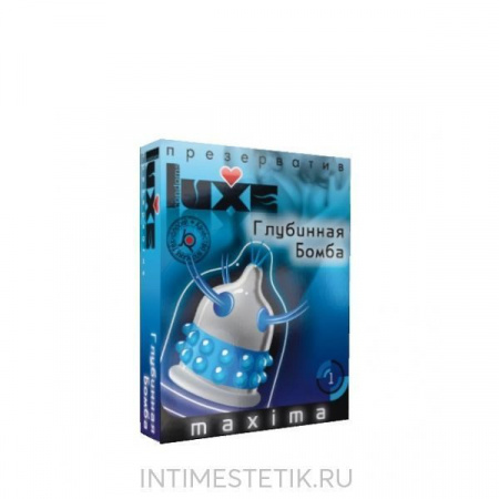 Презерватив Luxe MAXIMA "Глубинная бомба", 1 шт.