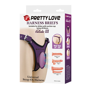 Harness Briefs Galudio III Pretty Love - универсальные трусики для страпона