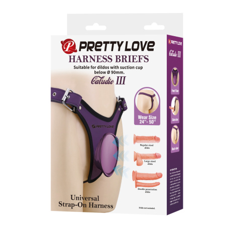 Harness Briefs Galudio III Pretty Love - универсальные трусики для страпона