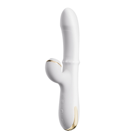 Erocome Pyxis - вибратор-кролик с вакуумным стимулятором и бусинами