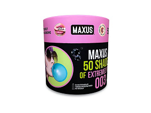 Экстремально тонкие MAXUS 003, 50 шт. + железный кейс Экстремально тонкие MAXUS 003, 50 шт. + железный кейс