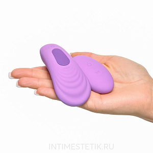 Компактный вибростимулятор с пультом ДУ Fantasy For Her Remote Silicone Please-Her Компактный вибростимулятор с пультом ДУ Fantasy For Her Remote Silicone Please-Her