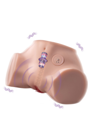 Fennie XISE - большой мастурбатор-попка с двумя рабочими каналами и вибрацией