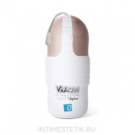 Вибромастурбатор Vulcan Love Skin® Masturbator Wet Vagina + Vibe