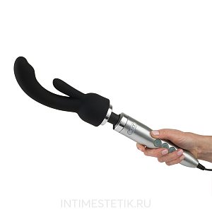 Doxy Number 3 Rabbit Vibrator Attachment - насадка для универсального массажёра Doxy Number 3 Rabbit Vibrator Attachment - насадка для универсального массажёра