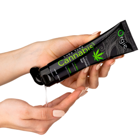 Смазка на водной основе Orgie Lube Tube Cannabis с ароматом каннабиса