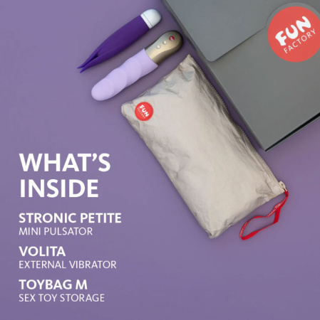 Набор пульсатор + вибратор ALL ABOUT YOUR CLIT SET Fun Factory