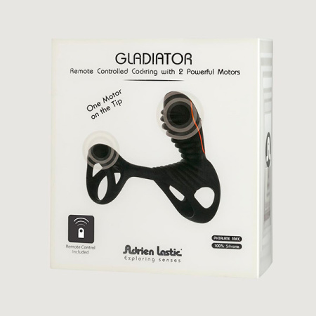 Gladiator + LRS эрекционная вибронасадка-кольцо с пультом управления