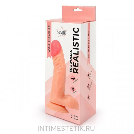 Фаллоимитатор EROWOMAN (L 17 см D 4,3 см)