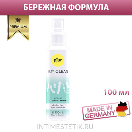 Очищающий спрей для игрушек Pjur Toy Clean, 100 мл Очищающий спрей для игрушек Pjur Toy Clean, 100 мл