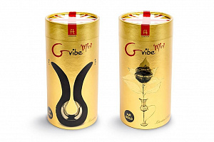 Вибратор с золотым покрытием Gvibe Mini Gold для пар