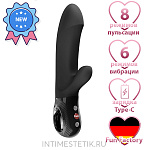 Пульсатор Bi Stronic Embrace Fun Factory с вибрацией - черный