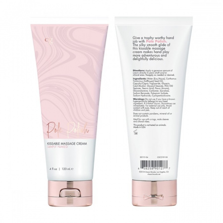 Съедобный массажный крем CG Simply Naked, 120 мл