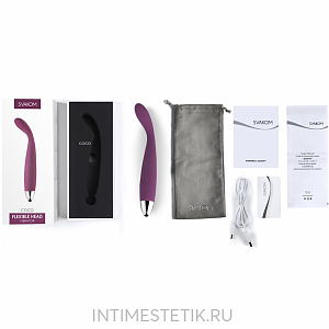 Гибкий вибратор Svakom Coco Violet Гибкий вибратор Svakom Coco Violet