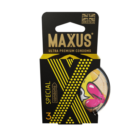 MAXUS точечно-ребристые презервативы Special №3 п/к