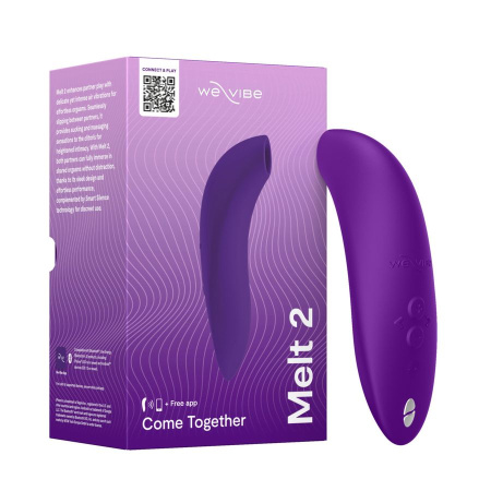 NEW! We-Vibe Melt 2 - вакуумный стимулятор с мобильным управлением