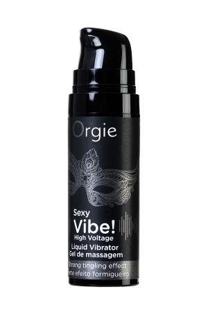 Жидкий вибратор ORGIE Sexy Vibe High Voltage с усиленным эффектом вибрации, 15 мл Жидкий вибратор ORGIE Sexy Vibe High Voltage с усиленным эффектом вибрации, 15 мл